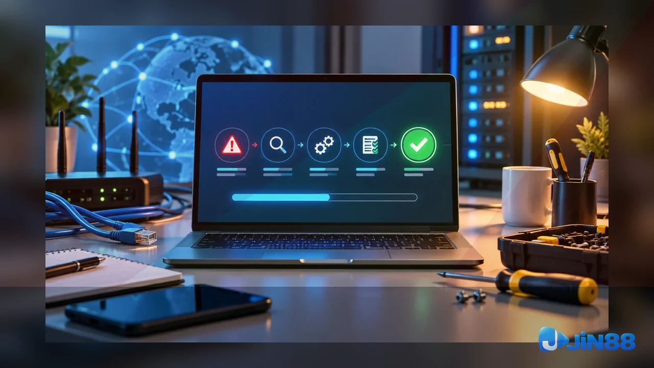 Danh sách kiểm tra Login trước khi tiếp tục – quy trình trên máy tính cho người muốn tự kiểm tra